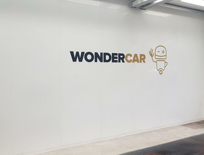 Intérieur de smart box Wondercar pour réparation carrosserie